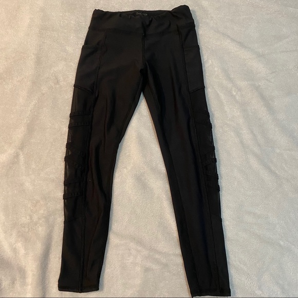 Black mesh leggings - Picture 2 of 2